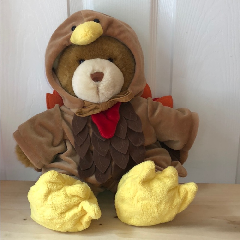 Build A Bear with Thanksgiving Turkey Costume